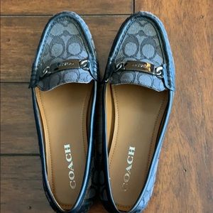 Coach loafers. Olive color.